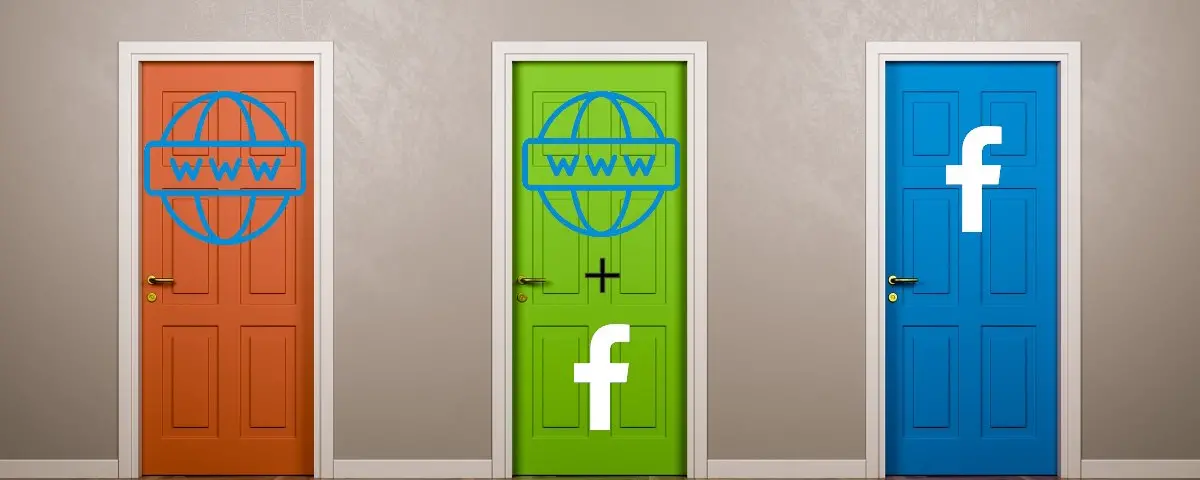 Facebook o sito web