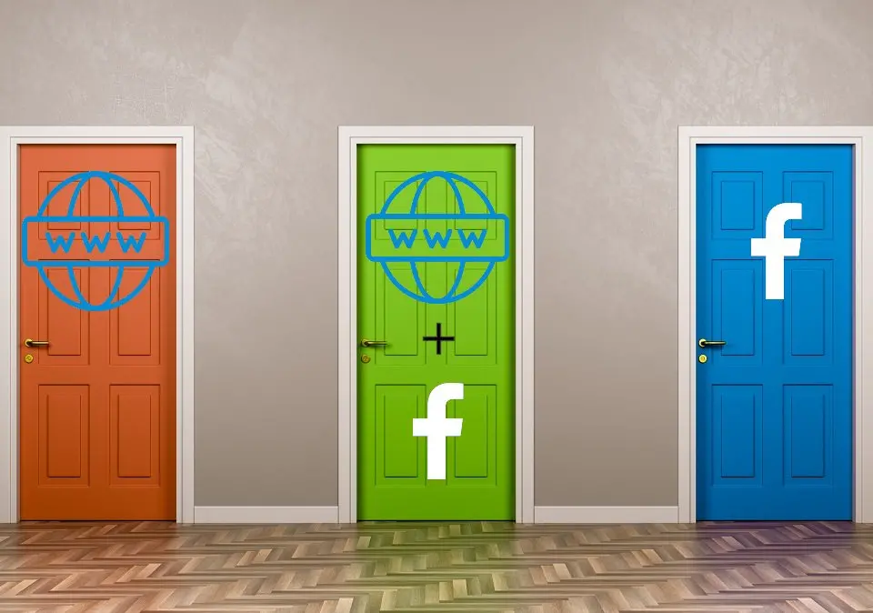 Facebook o sito web